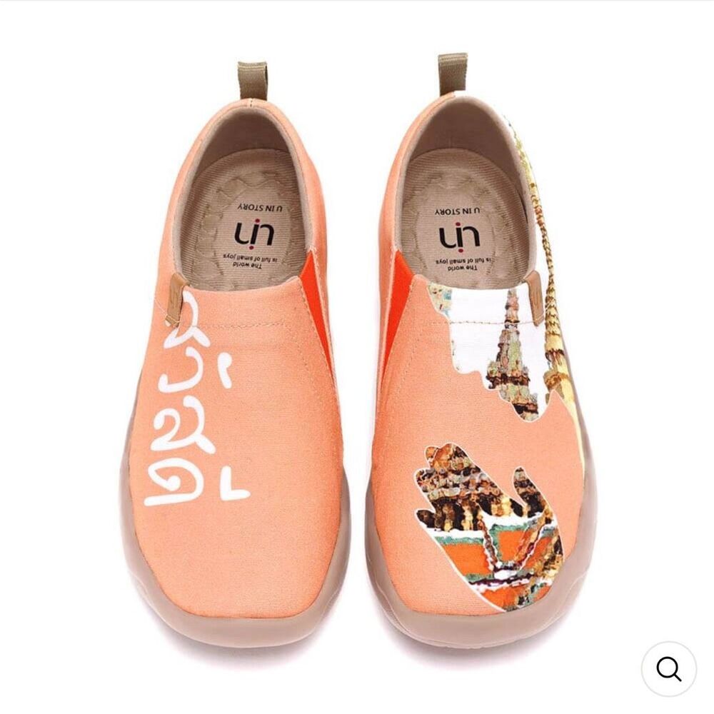 UIN Women's Canvas Slip-On Ladies Travel Shoes (Chang Thai Toledo)